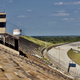 A photo of the Texas World Speedway press box from fall of 2017.